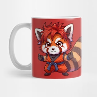 Red panda cosplay Mug